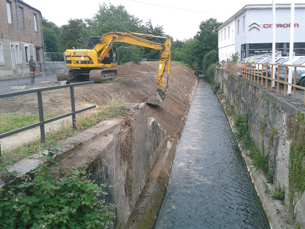 Travaux de renaturation du Gault