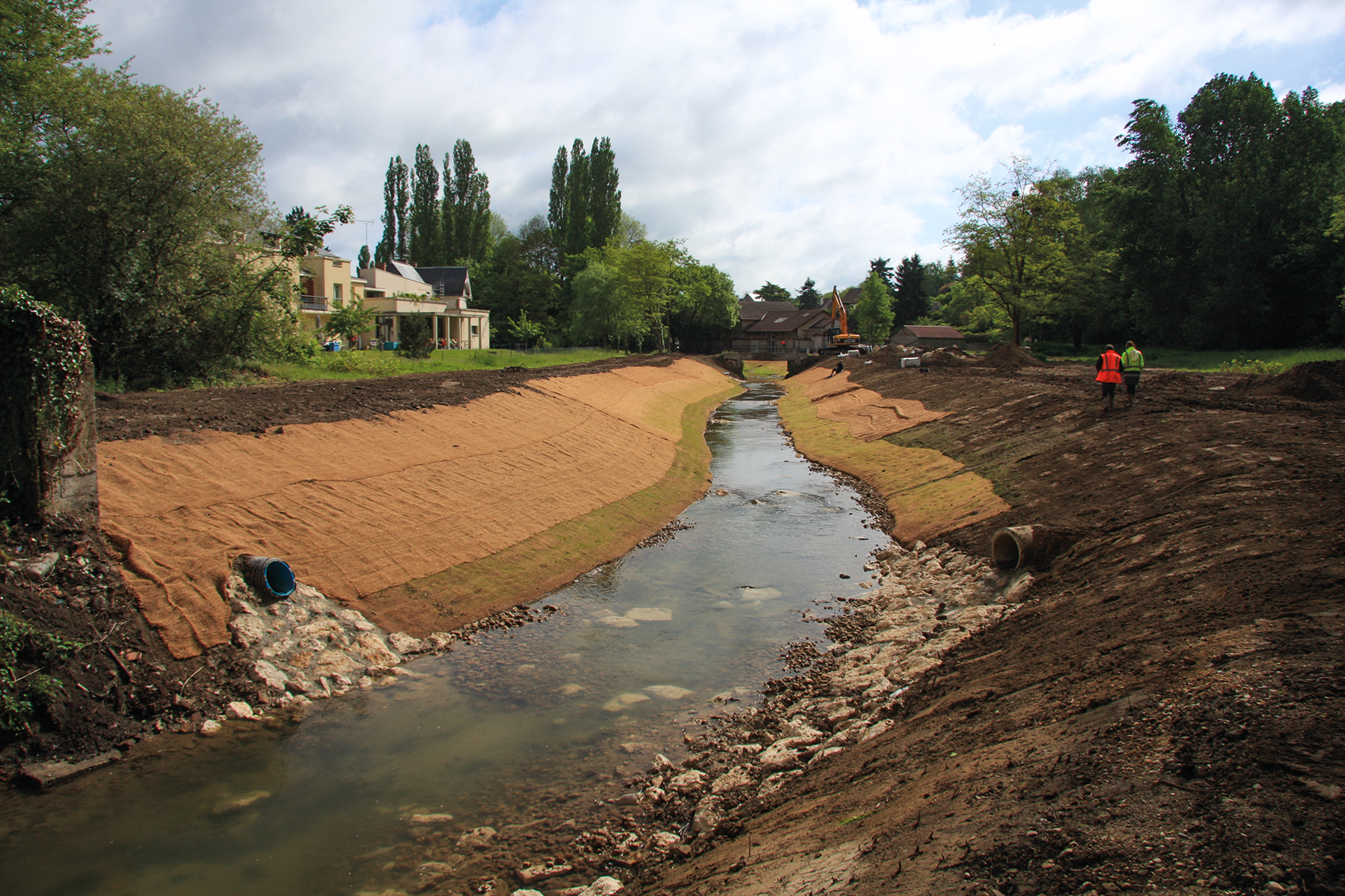 Travaux de renaturation du Gault