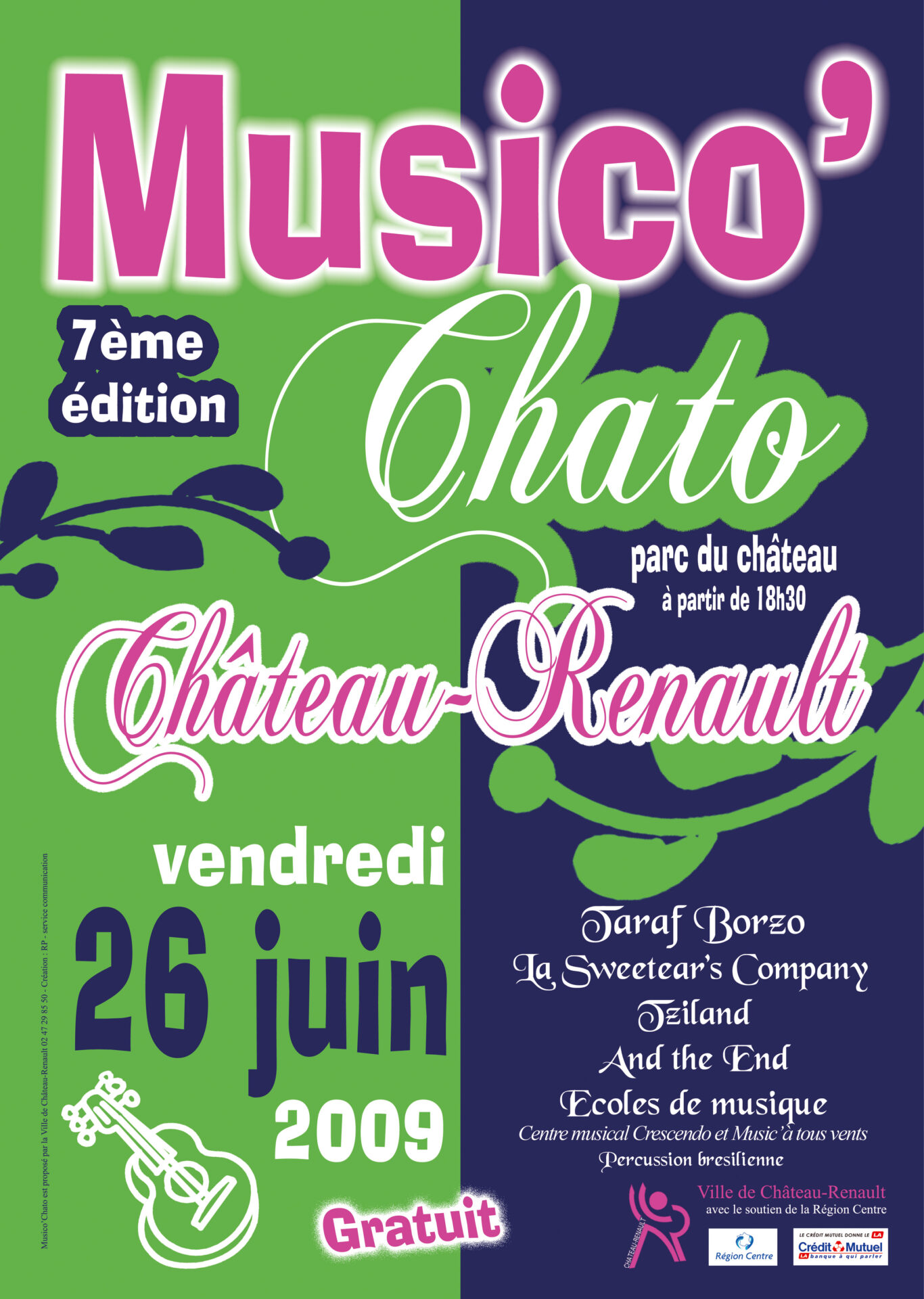 Affiche Musico'Chato 2009