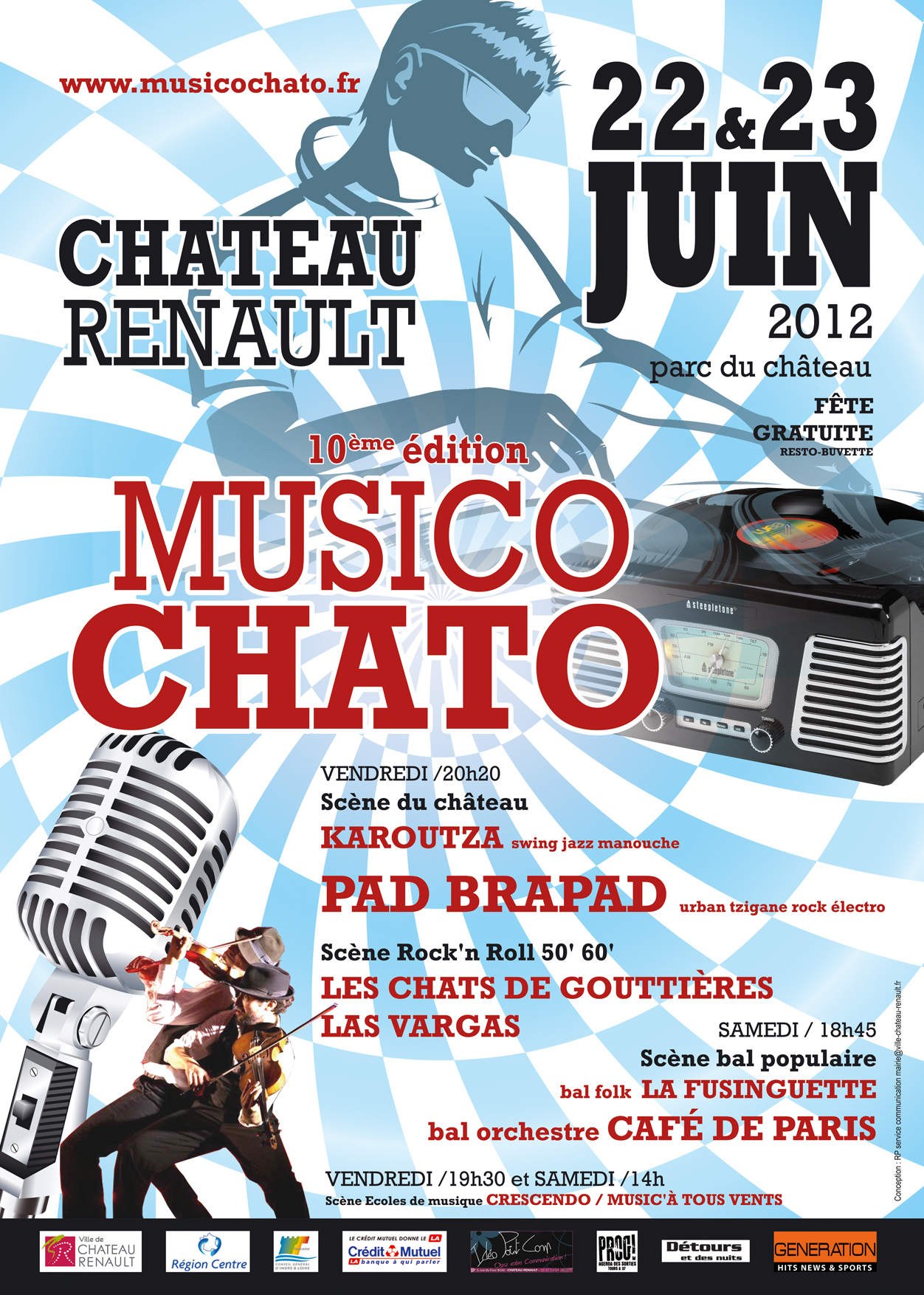 Affiche Musico'Chato 2012