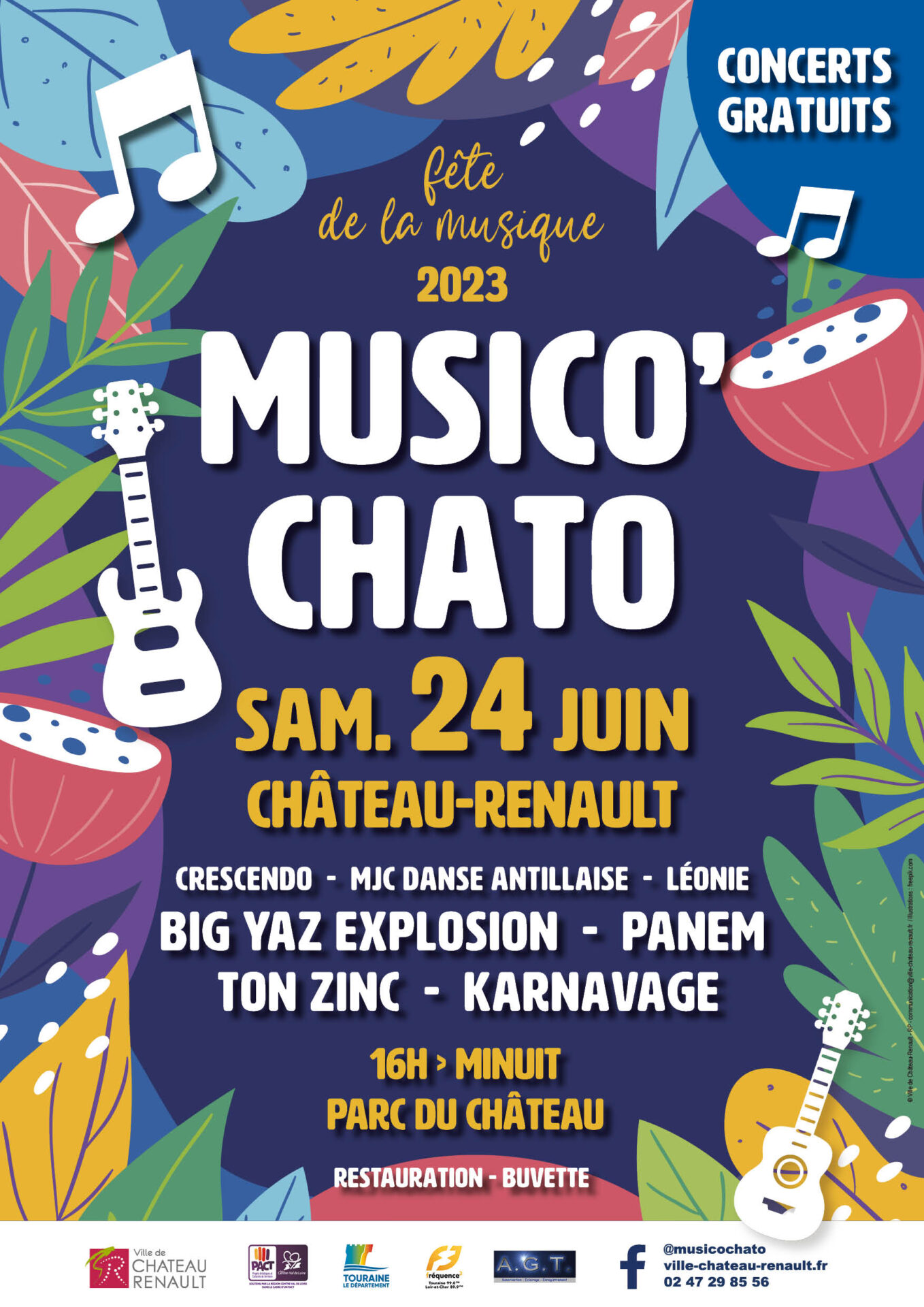 Affiche Musico'Chato 2023