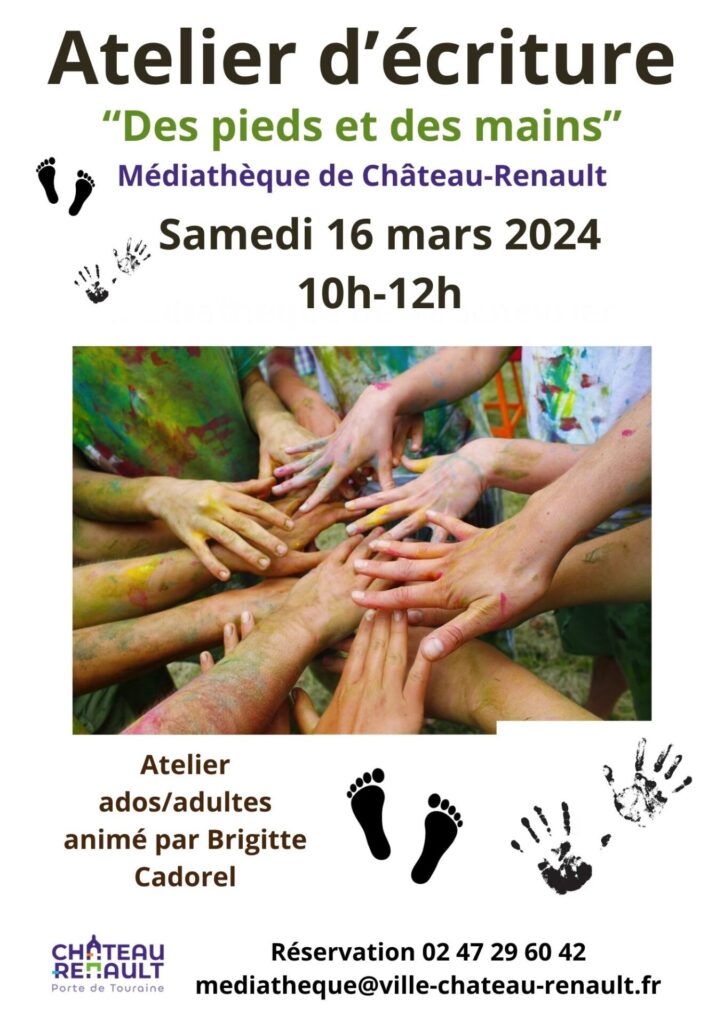 Affiche atelier d'écriture