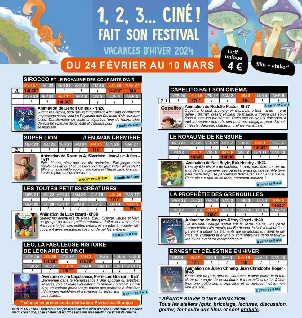 programme 123 ciné