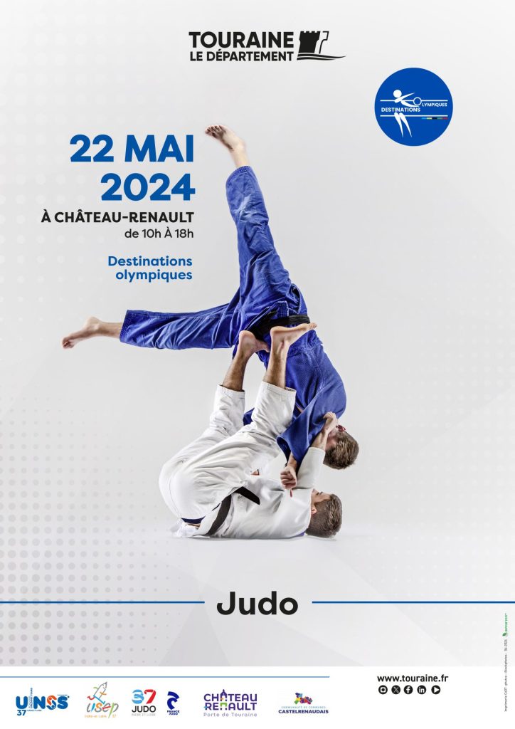 AFFICHE DESTINATIONS OLYMPIQUES JUDO