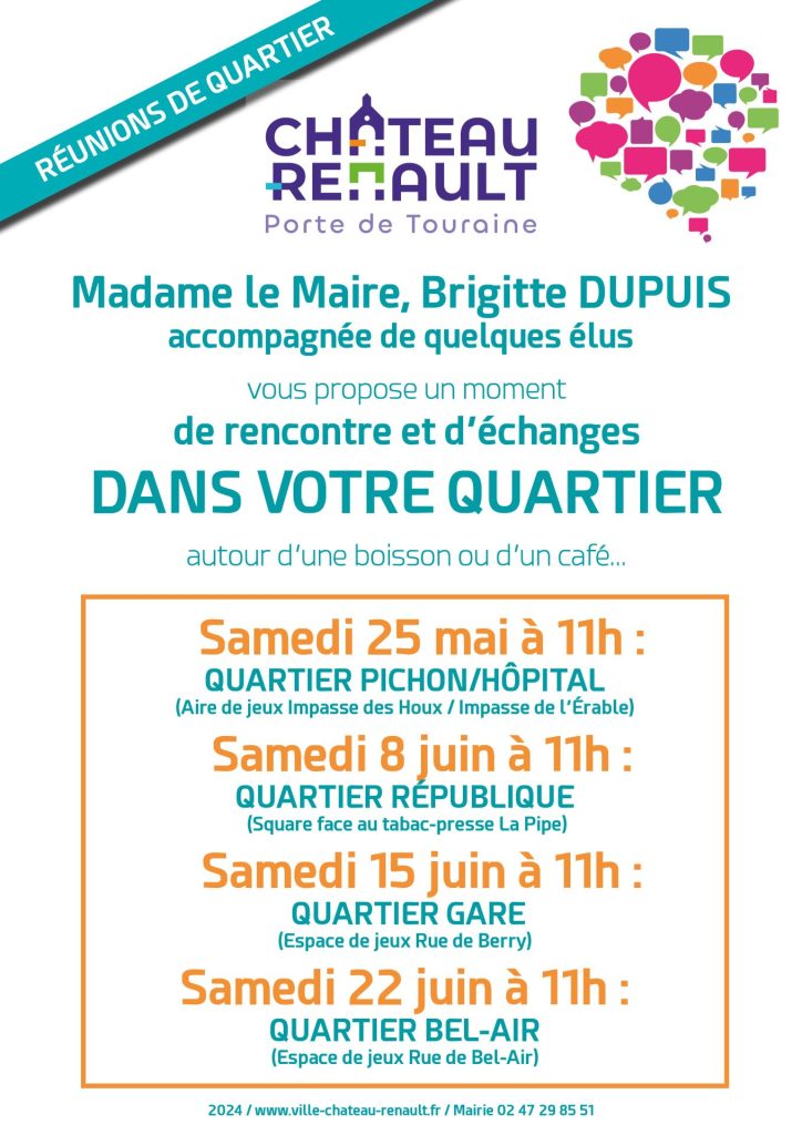 réunions de quartier