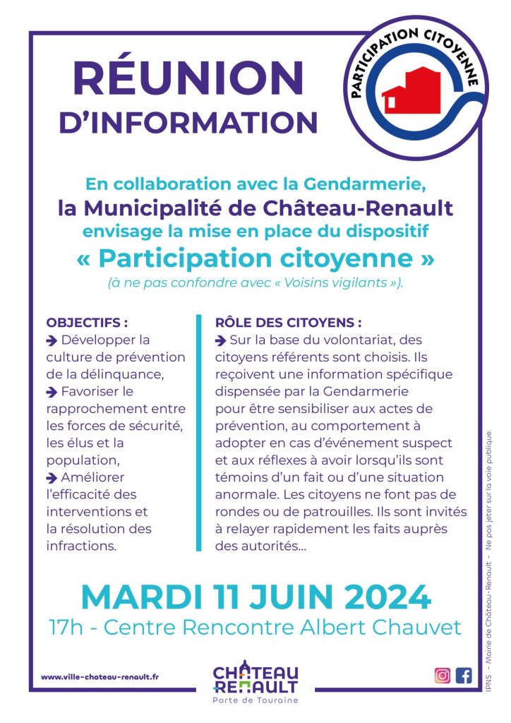 affiche réunion 11 juin