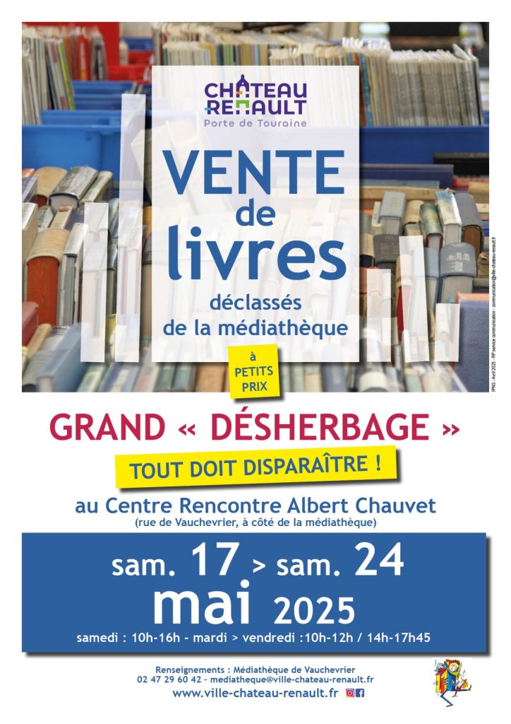 AFFICHE VENTE LIVRES