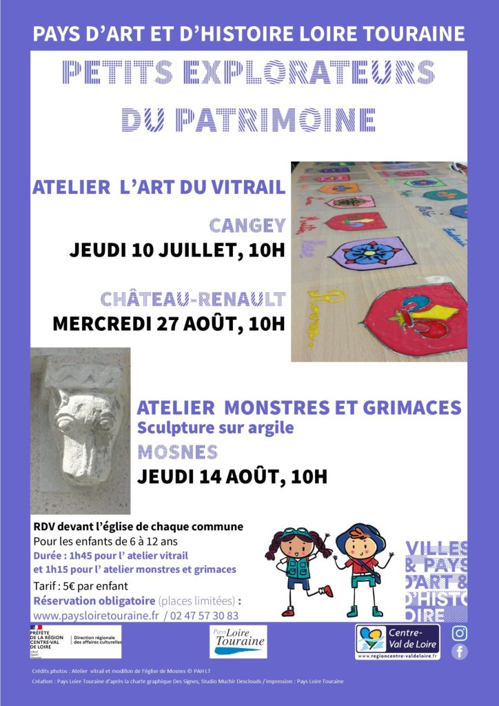 affiche atelier art du vitrail