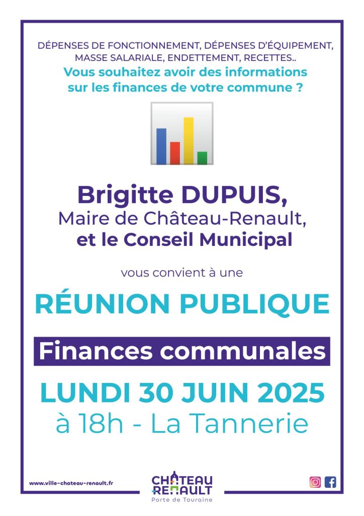 affiche réunion publique