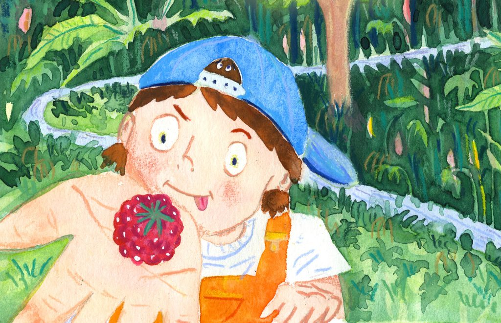 La gourmandise dans les joues